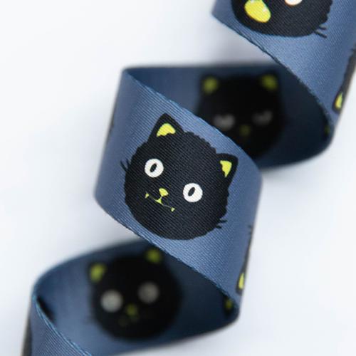 Ruby Star Society | Webbing 1.5" Snacks Cat | SSCWEB 64
