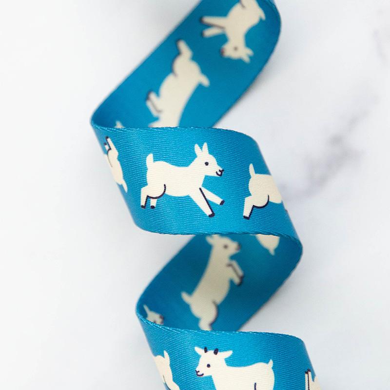 Ruby Star Society | Webbing 1.5" Baby Goats | SSCWEB 90