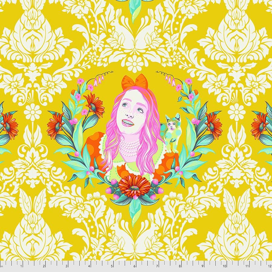 Curiouser & Curiouser - Alice, Sugar - By Tula Pink for Free Spirit Fabrics