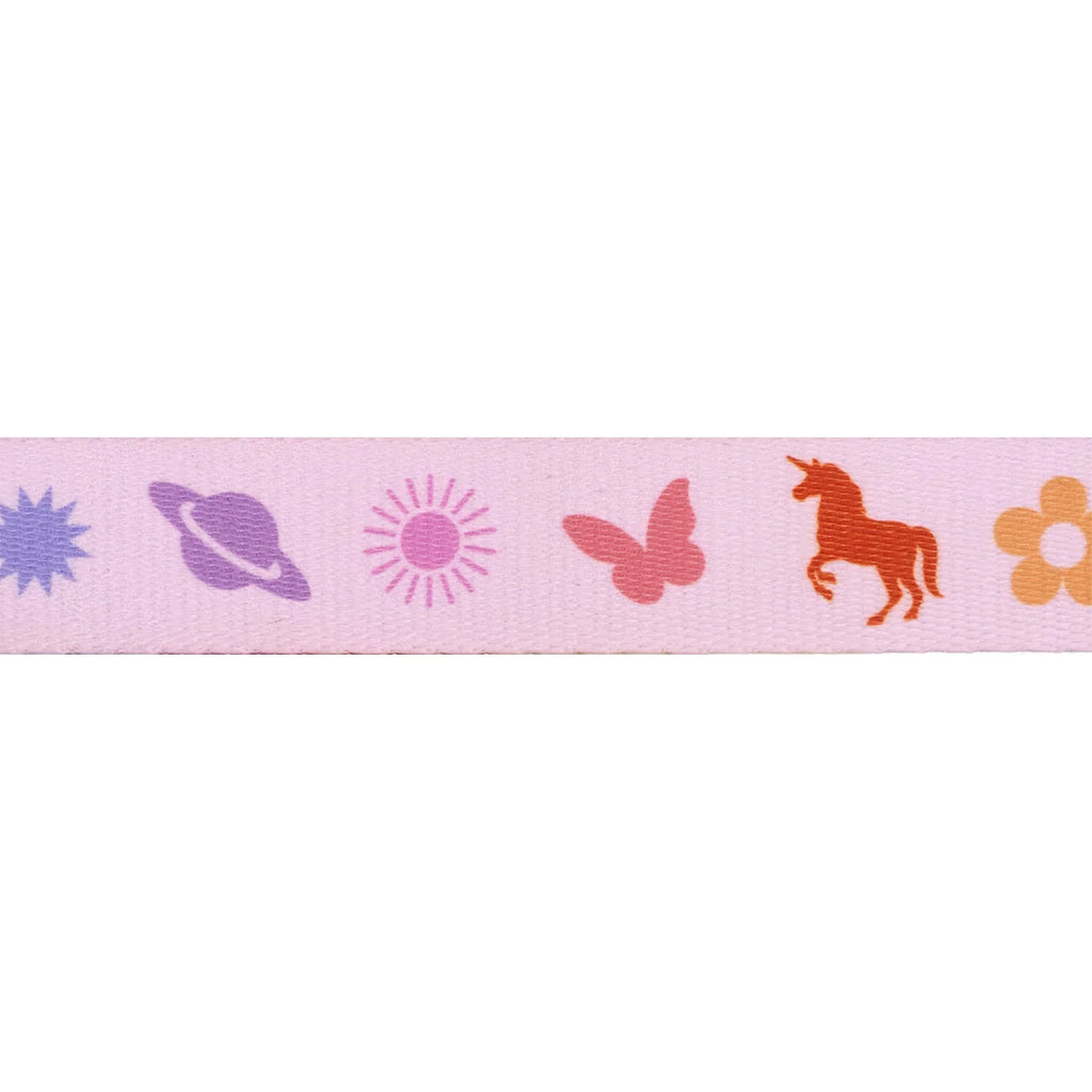 Tula Pink | Legendary Webbing 1" Charmed in Wild Orchid (3 yards)