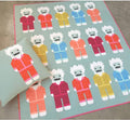 Yetis in Pajamas Quilt Top Kit: Ruby Star Society Lap Quilt (58x69")