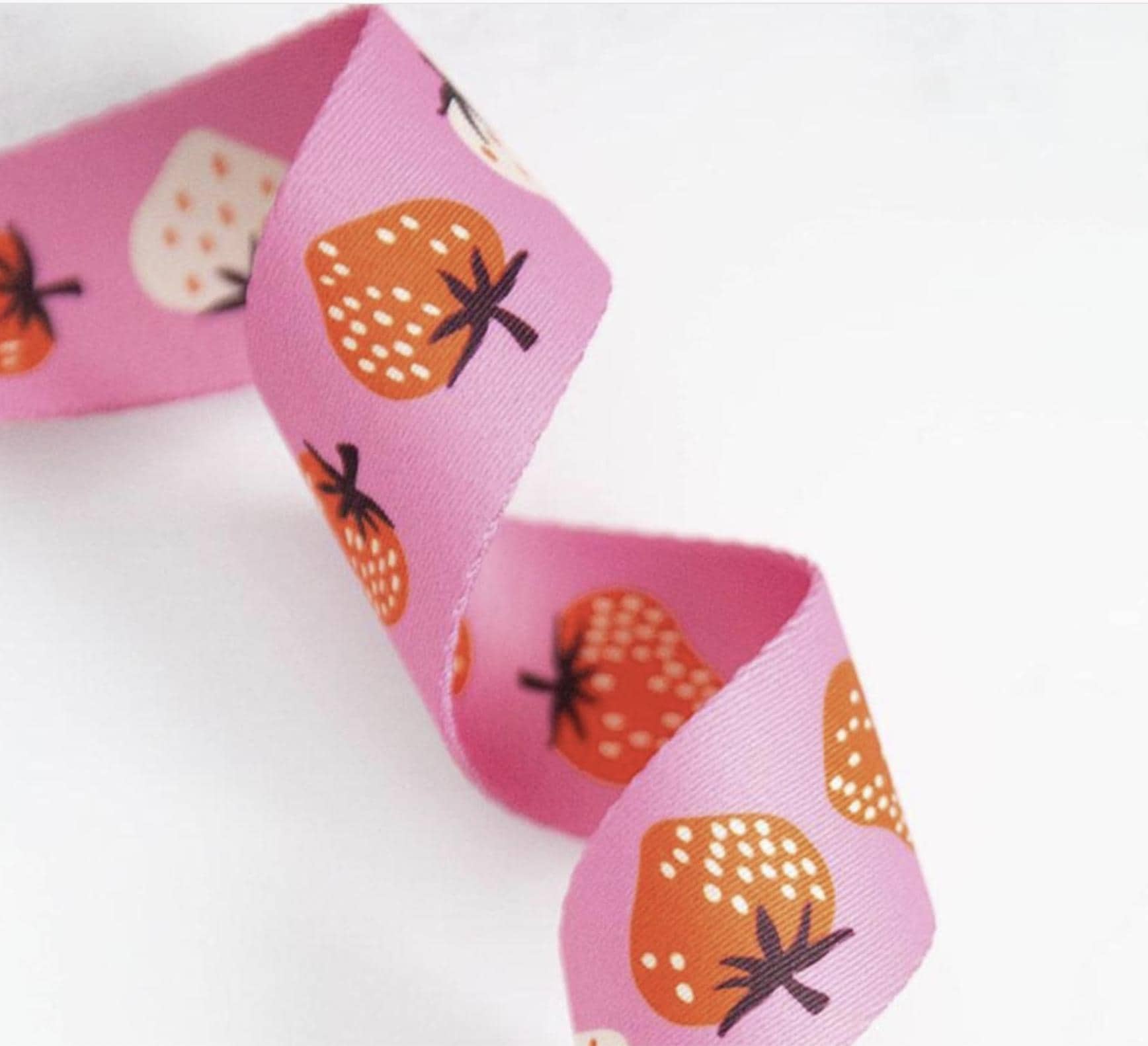 Ruby Star Society | Webbing 1.5" Strawberry Daisy by Kimberly Kight
