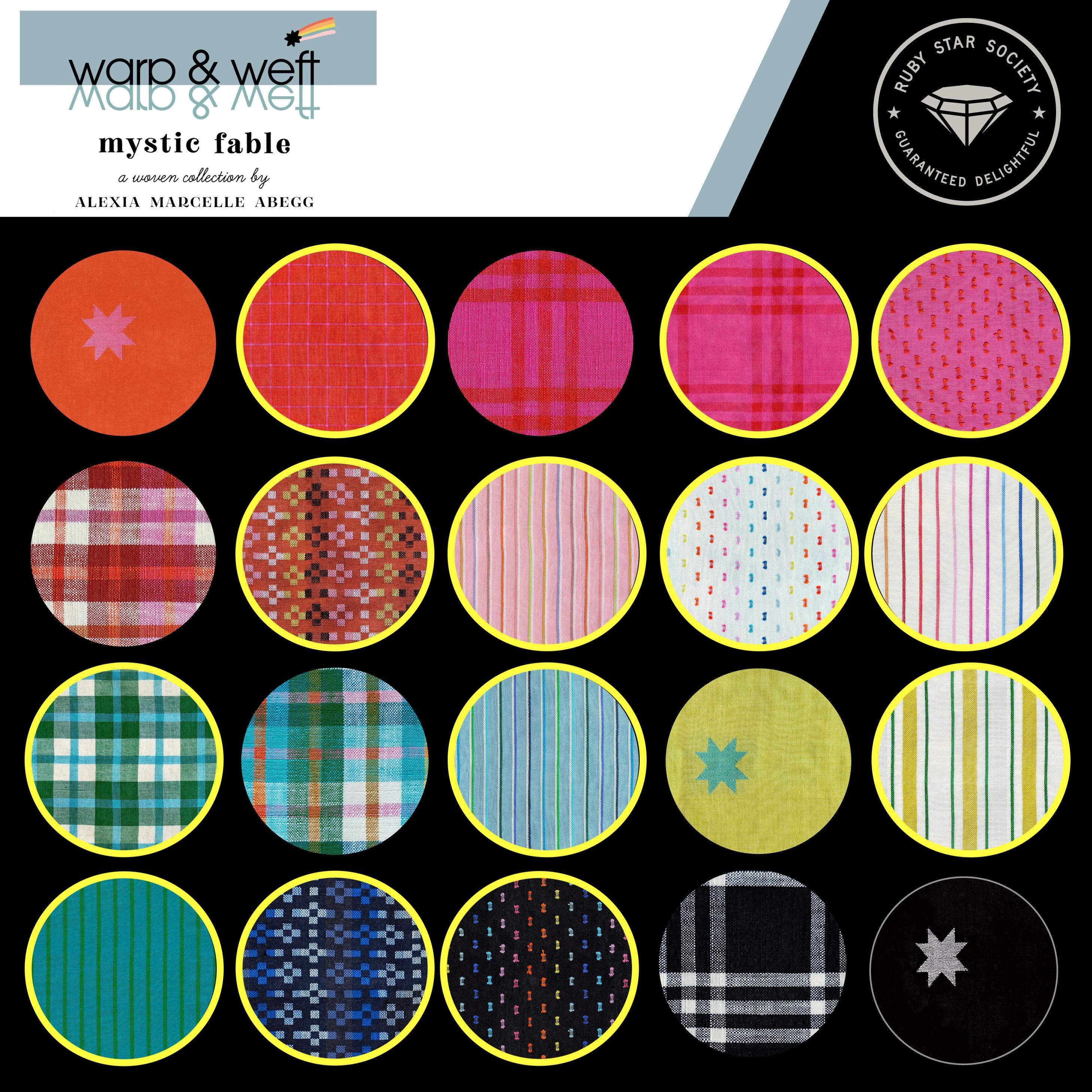 Ruby Star Society | Warp & Weft Mystic Fable | Precut Fat Quarter Bundle 13 skus RS4123FQ