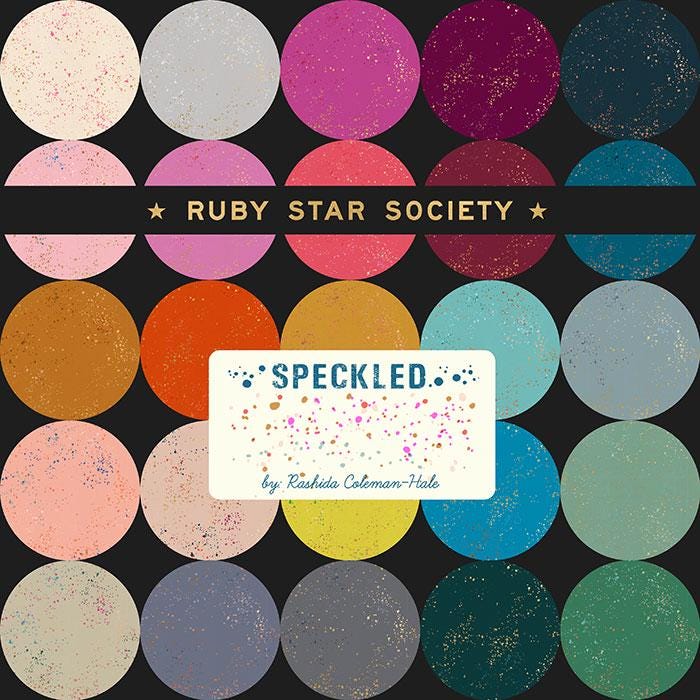 Ruby Star Society | Speckled | Metallic Sarah Green RS5027 115M