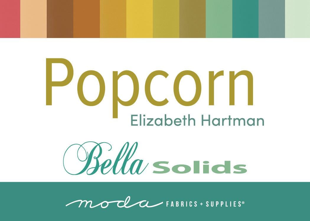 Popcorn | Bella Solids | Fat Quarter Bundle | 12 Fat Quarters | 51280ABB