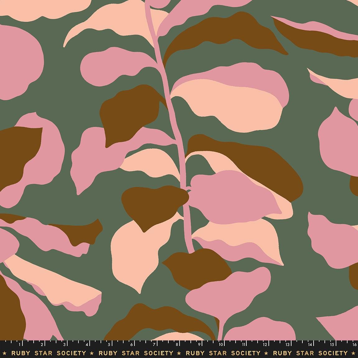Ruby Star Society | 108" Wideback | Calathea Deep Moss RS5189 12