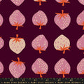 Ruby Star Society | Strawberry | Canvas Fabric: Strawberries in Plum RS3087 17L