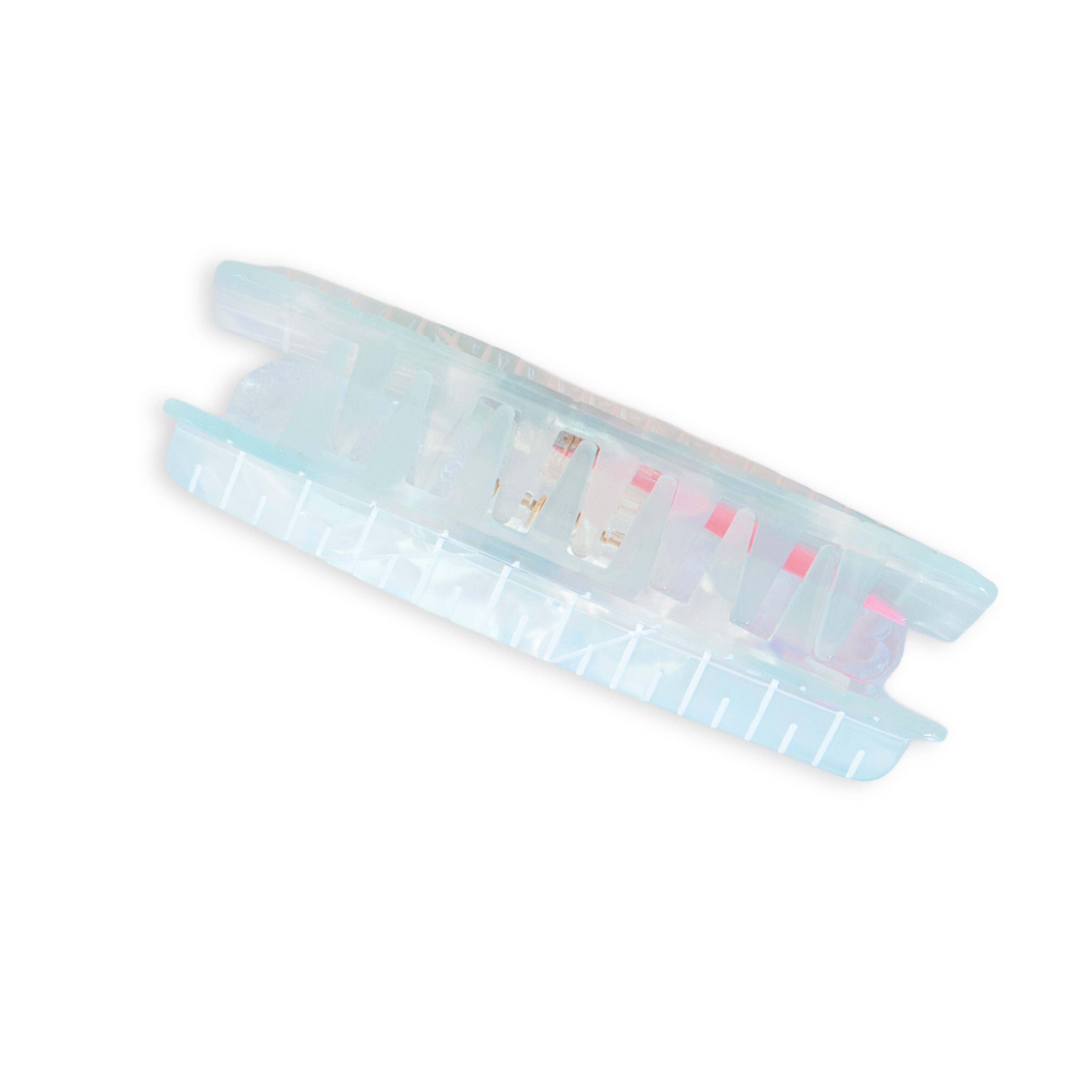 Ruler and Rotary Cutter Hair Claw Clip