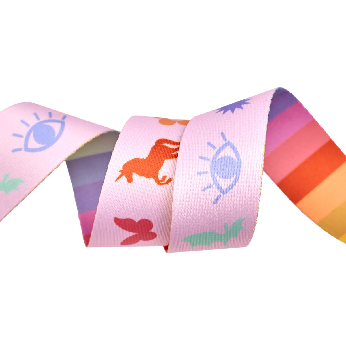 Tula Pink | Legendary Webbing 1.5" Charmed in Wild Orchid (Cut by the Yard)