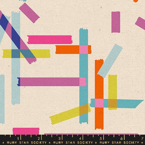 Ruby Star Society | Washi Plus | Canvas | Washi Tape in Natural RS1106 11L