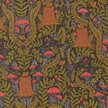 Moda | Gingiber | Night Owl | Midnight 48423 24 Mushroom Landscape and Nature