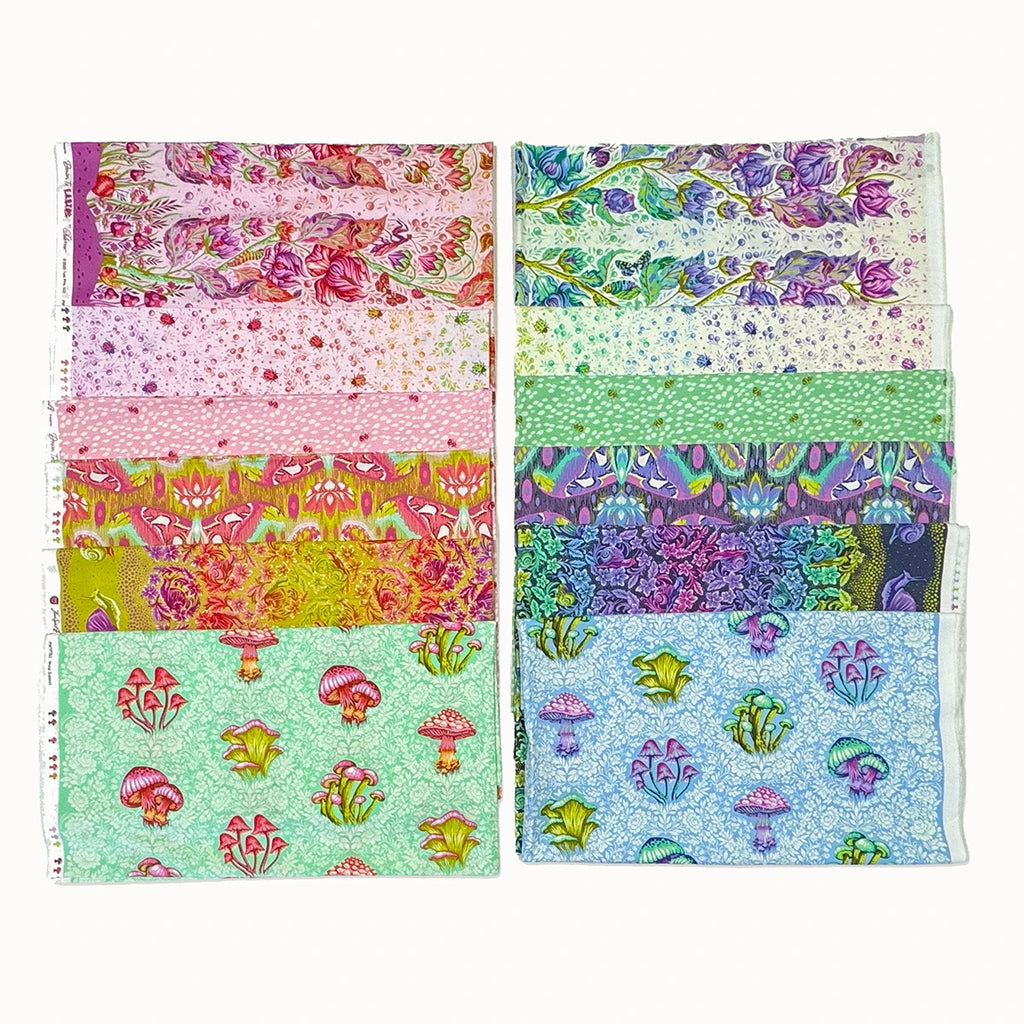 Tula Pink | Down to Earth | Morel Support - Daybreak PWTP293.DAYBREAK