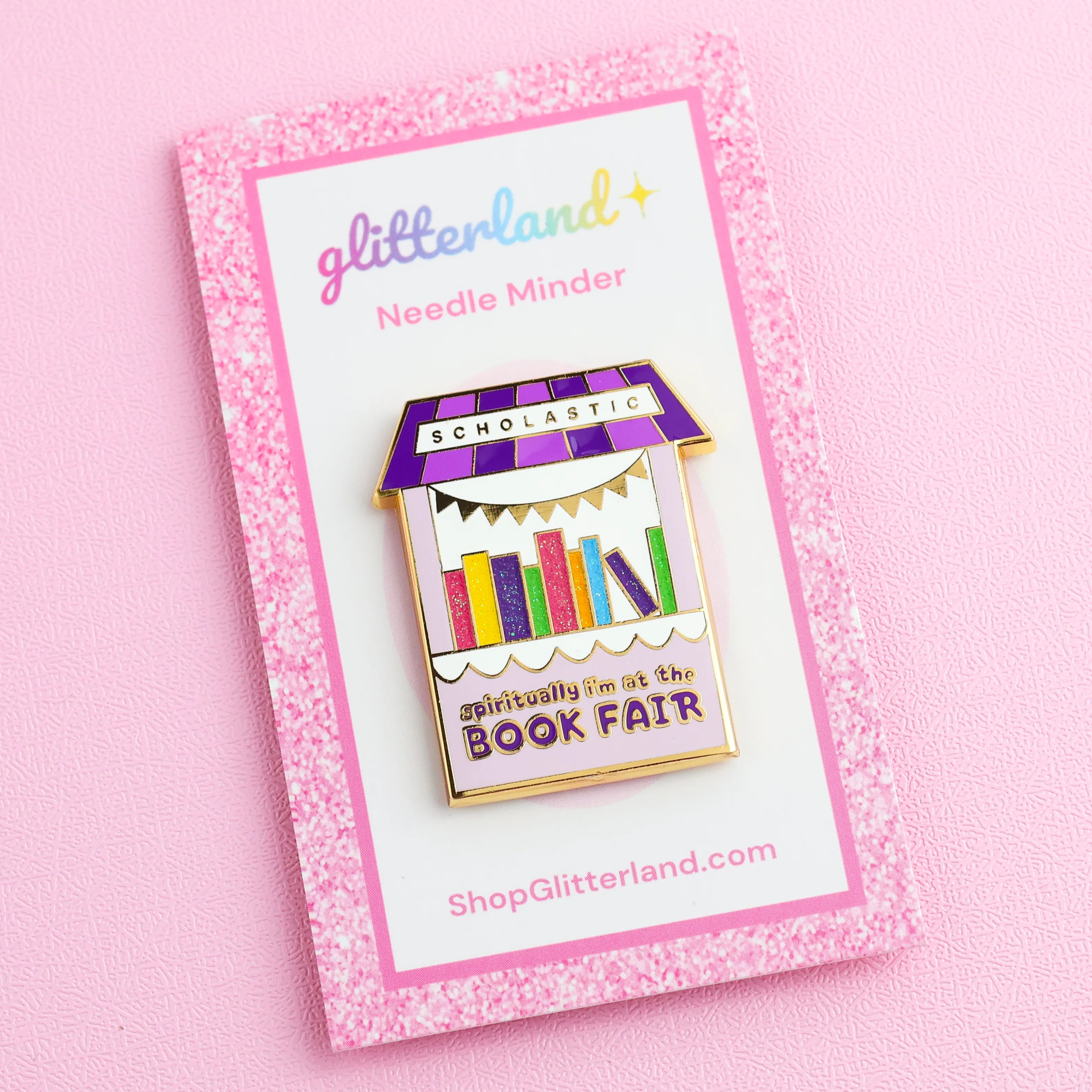 Glitterland | Book Fair Stand Needle Minder