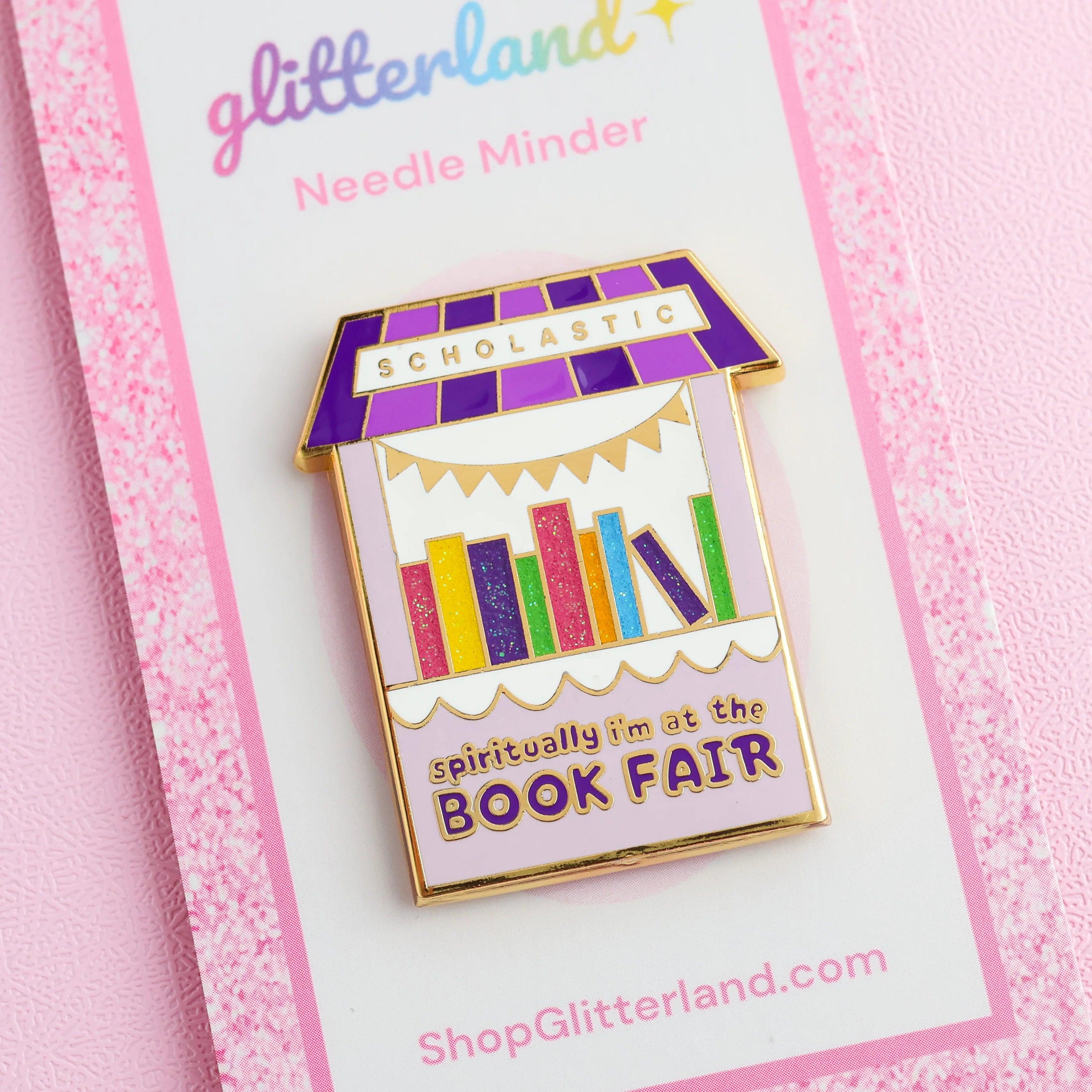 Glitterland | Book Fair Stand Needle Minder