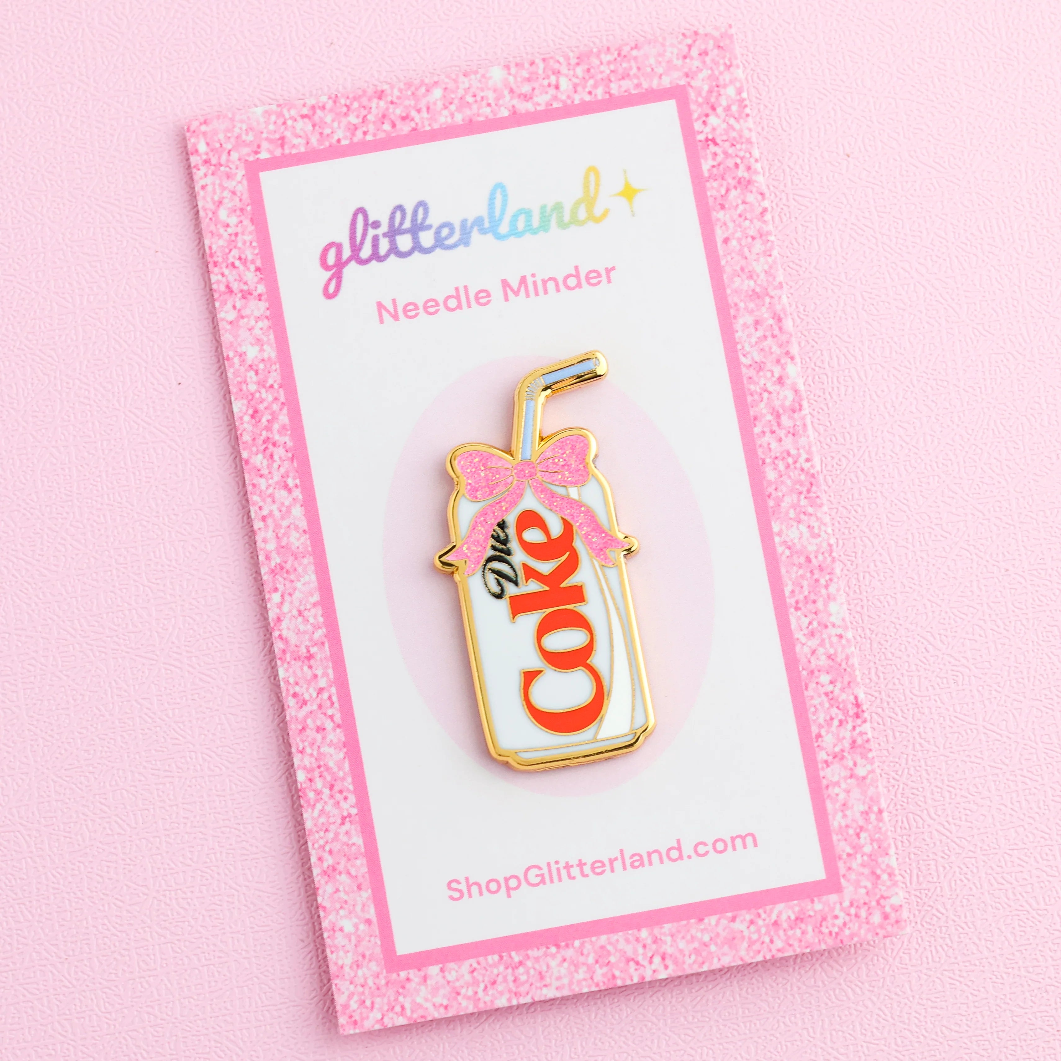 Glitterland | Soda Can Needle Minder