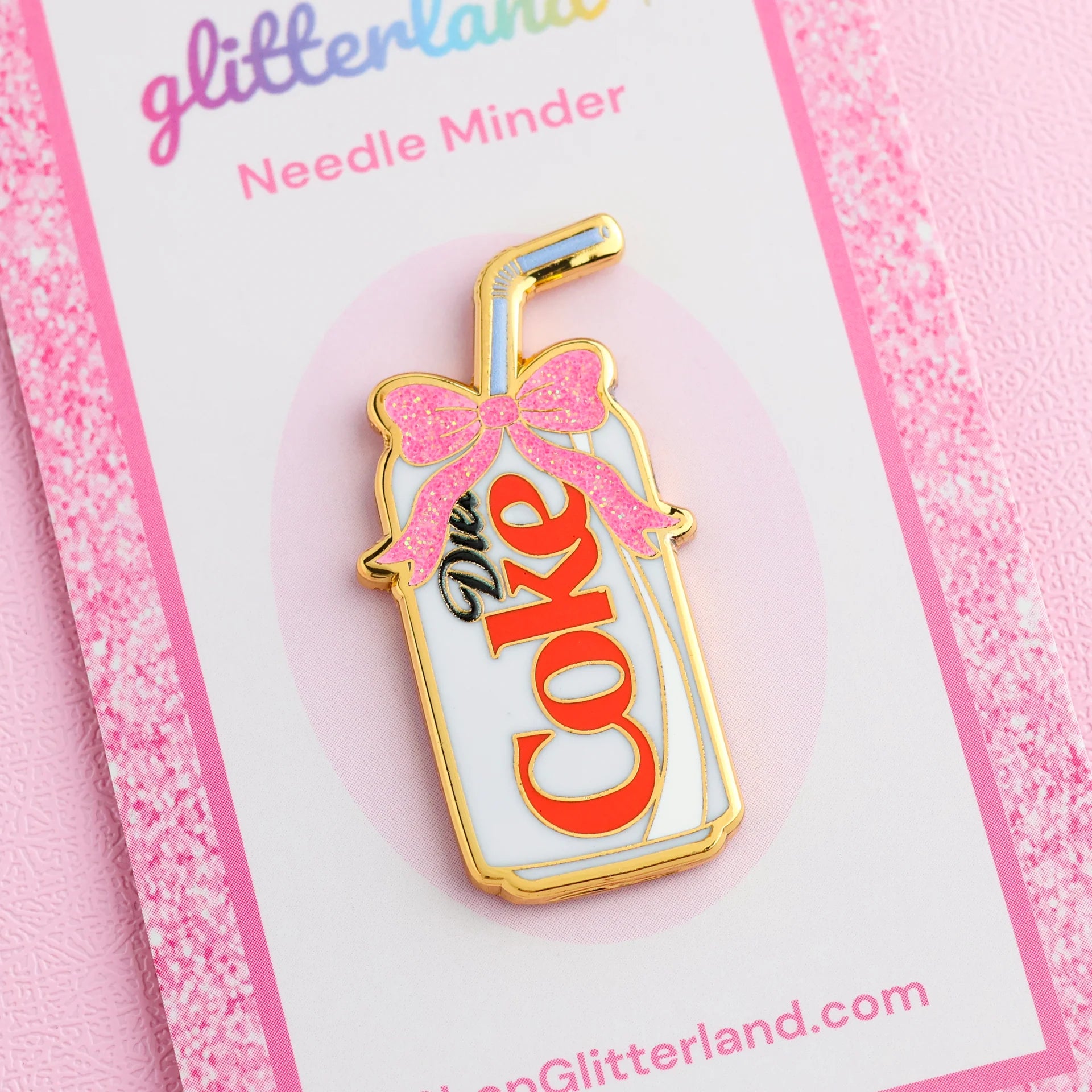 Glitterland | Soda Can Needle Minder