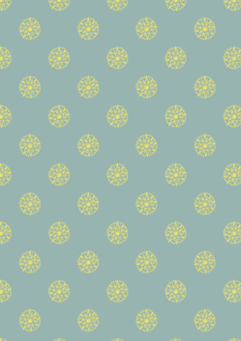 Lewis & Irene | Winter Solstice | Small solstice shining star on verdigris - L59A