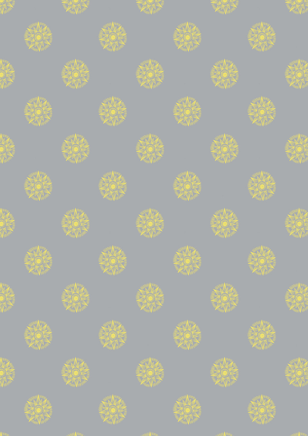Lewis & Irene | Winter Solstice | Small solstice shining star on grey (with gold metallic) - L59B