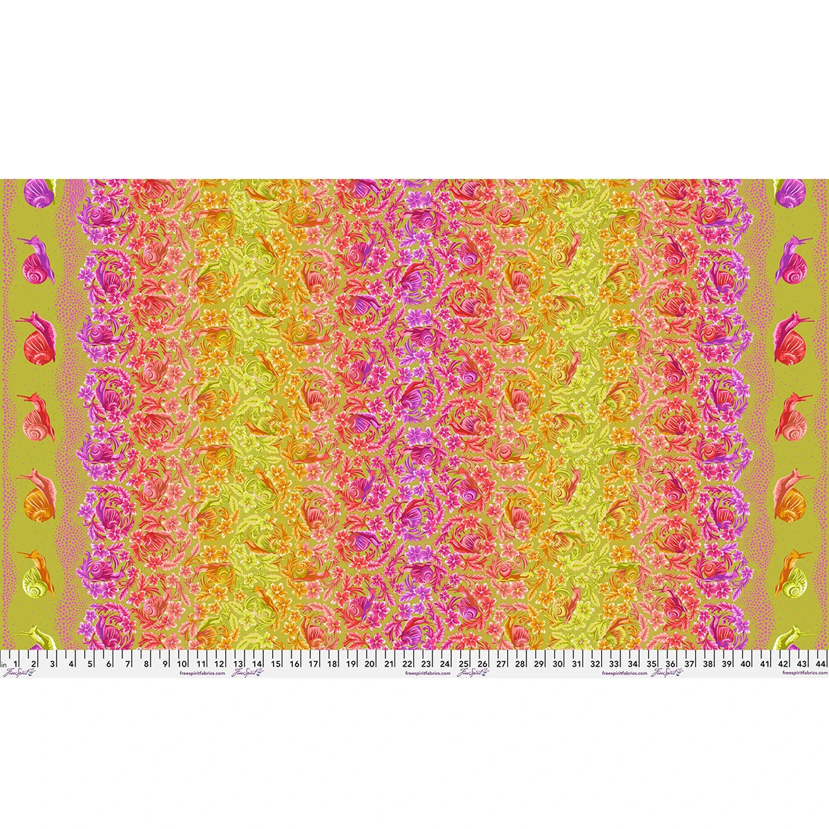 Tula Pink | Down to Earth | Snailed It! - Afterglow PWTP295.AFTERGLOW