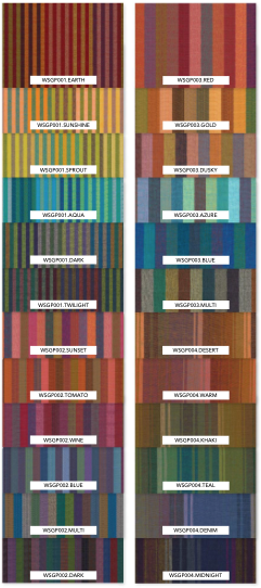 FreeSpirit | Kaffe Fassett | Woven Stripes - Caterpillar Stripe - Dark