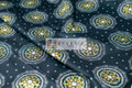Lewis & Irene | Winter Solstice | Winter solstice sun star on midnight blue (with gold metallic) - L60C