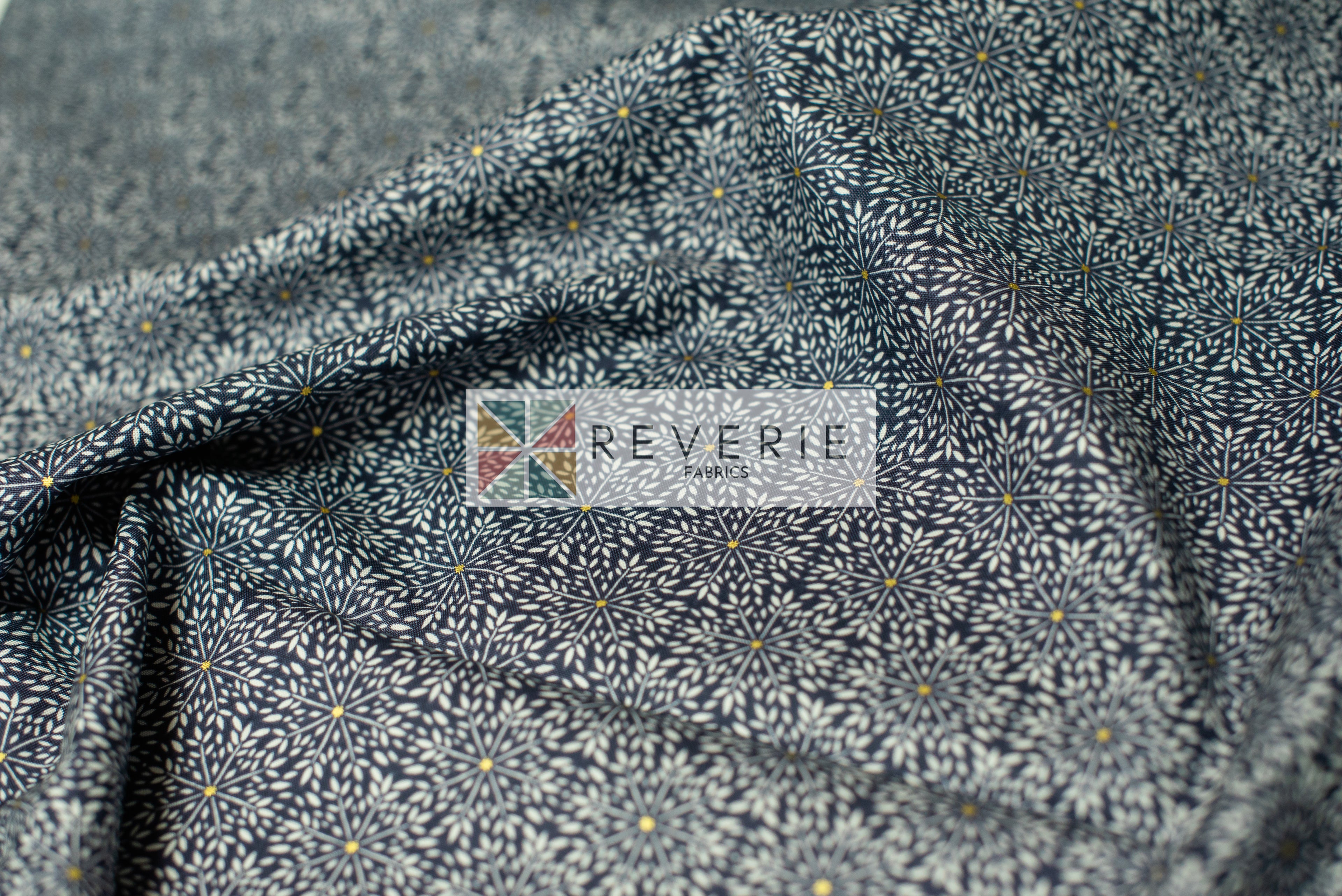 Lewis & Irene | Winter Solstice | Winter star on midnight blue L57C