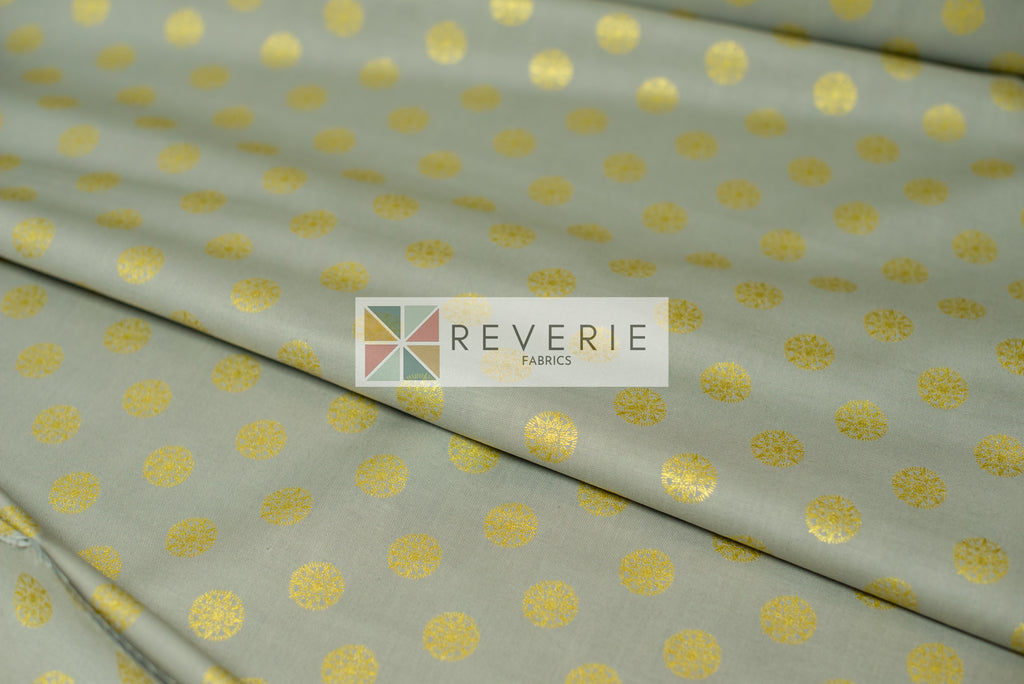 Lewis & Irene | Winter Solstice | Small solstice shining star on grey (with gold metallic) - L59B