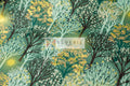 Lewis & Irene | Winter Solstice | trees on teal (with gold metallic) - L56B