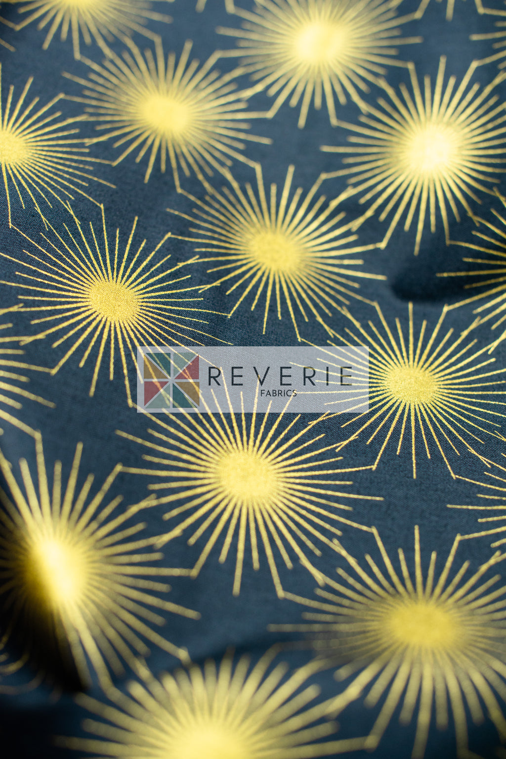 Lewis & Irene | Winter Solstice | Solstice sun on midnight blue (with gold metallic) - L58C
