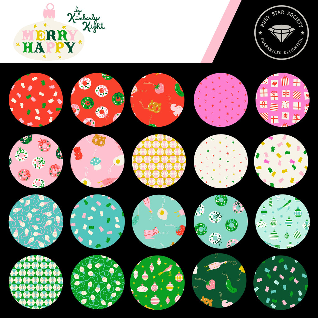 Ruby Star Society | Merry Happy | Fat Quarter Bundle (26FQ + 2 Panels)
