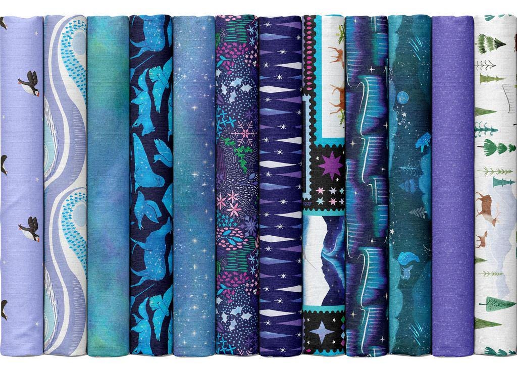 Dear Stella | Northern Skies | Fat Quarter Bundle | 12pcs