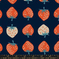 Ruby Star Society | Strawberry | Canvas Fabric: Strawberries in Navy RS3087 18L