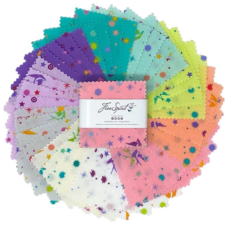 Fairy Dust || Tula Pink || Precuts Mini Charm/Charm Pack/Fat Quarter