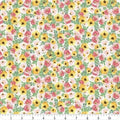 Riley Blake Designs | My Mind's Eye | Spring Gardens | Cream Floral(Fat Quarter 18x21")