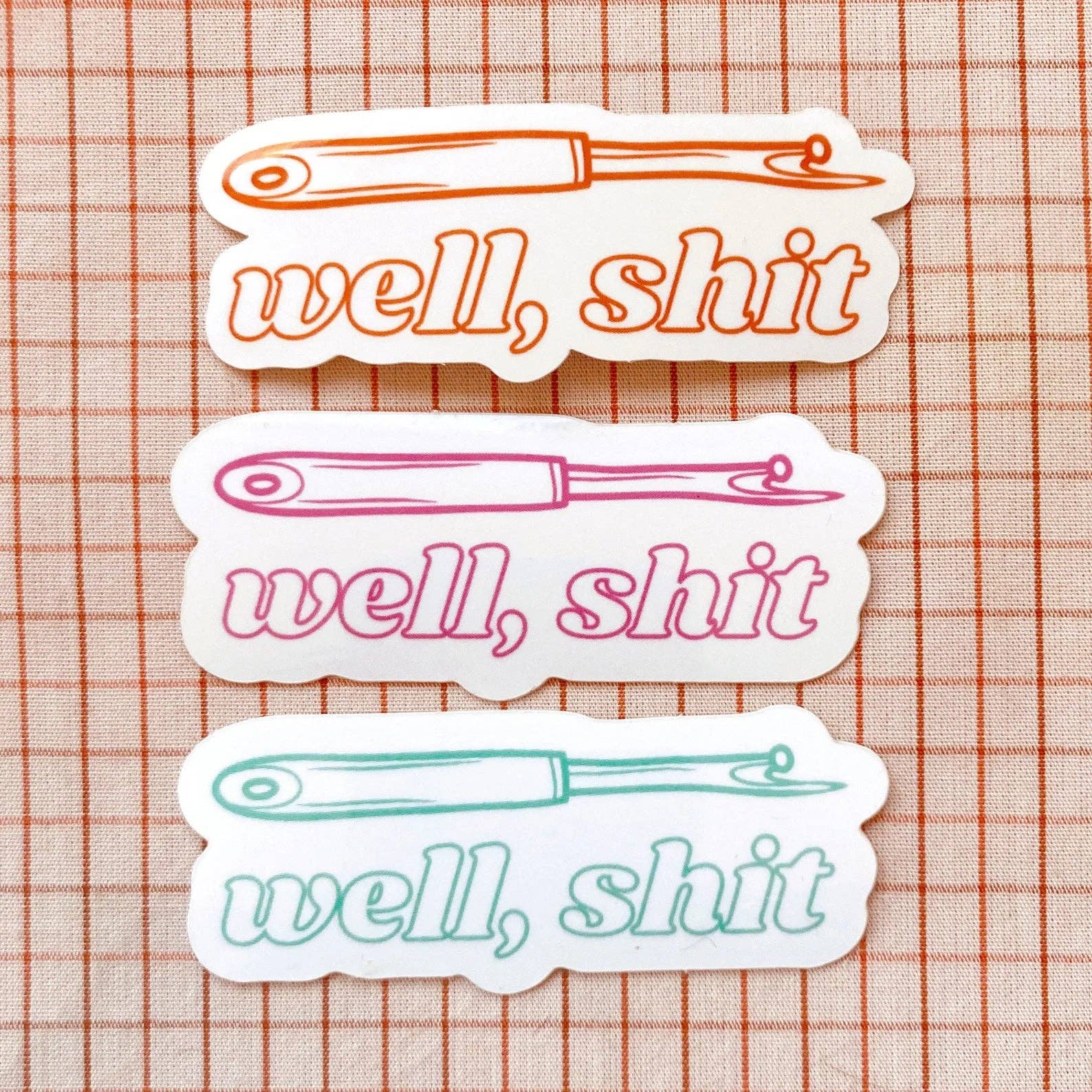 Well, shit seam ripper sticker